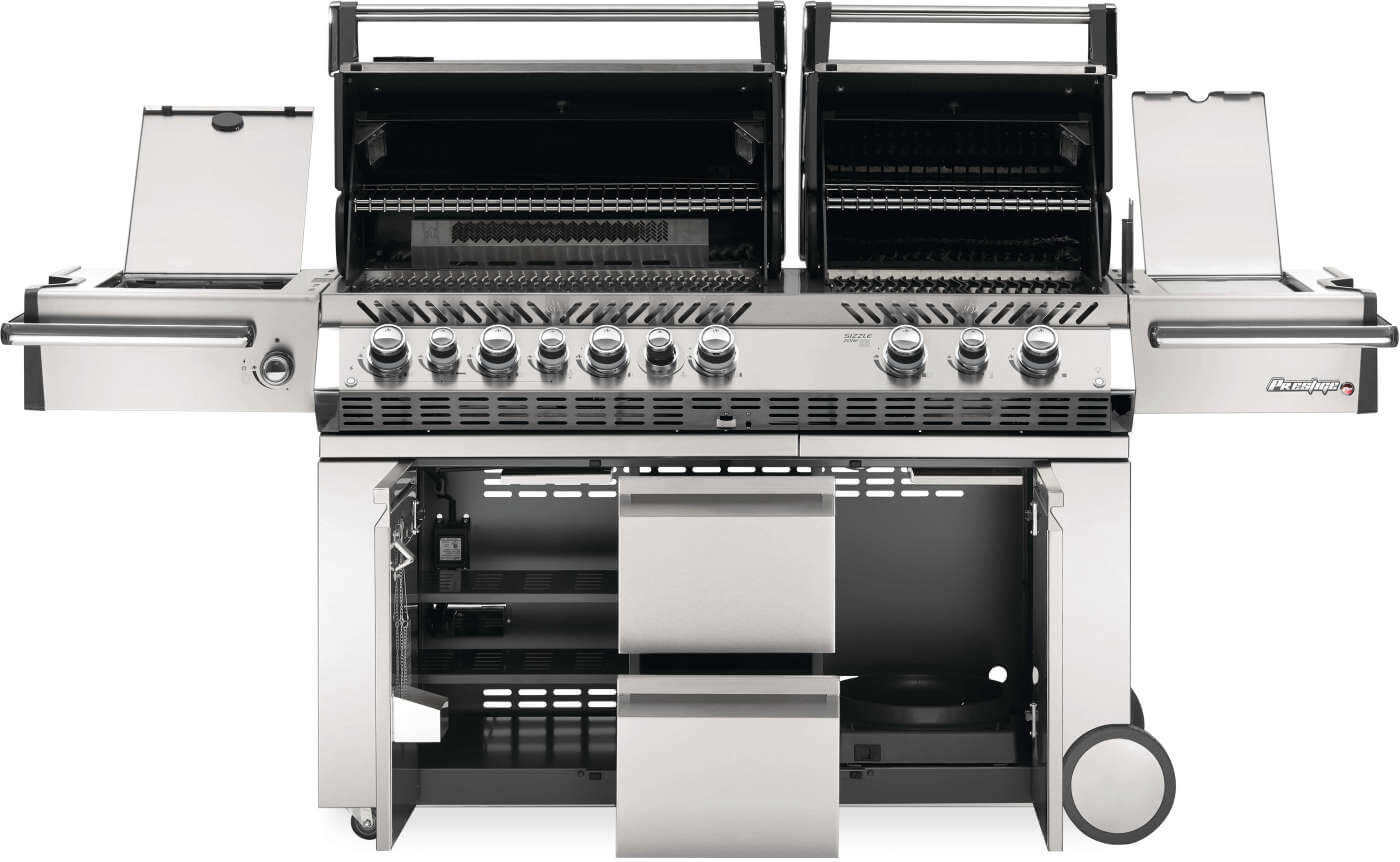 Prestige PRO™ 825 RSBI with Power Side Burner, Infrared Rear & Bottom Burners